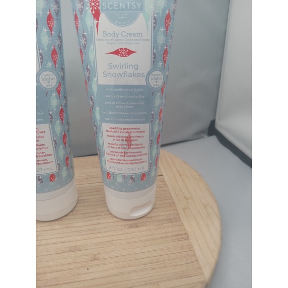 2‎ Scentsy ~ Body Cream -Swirling Snowflakes - Picture 4 of 9
